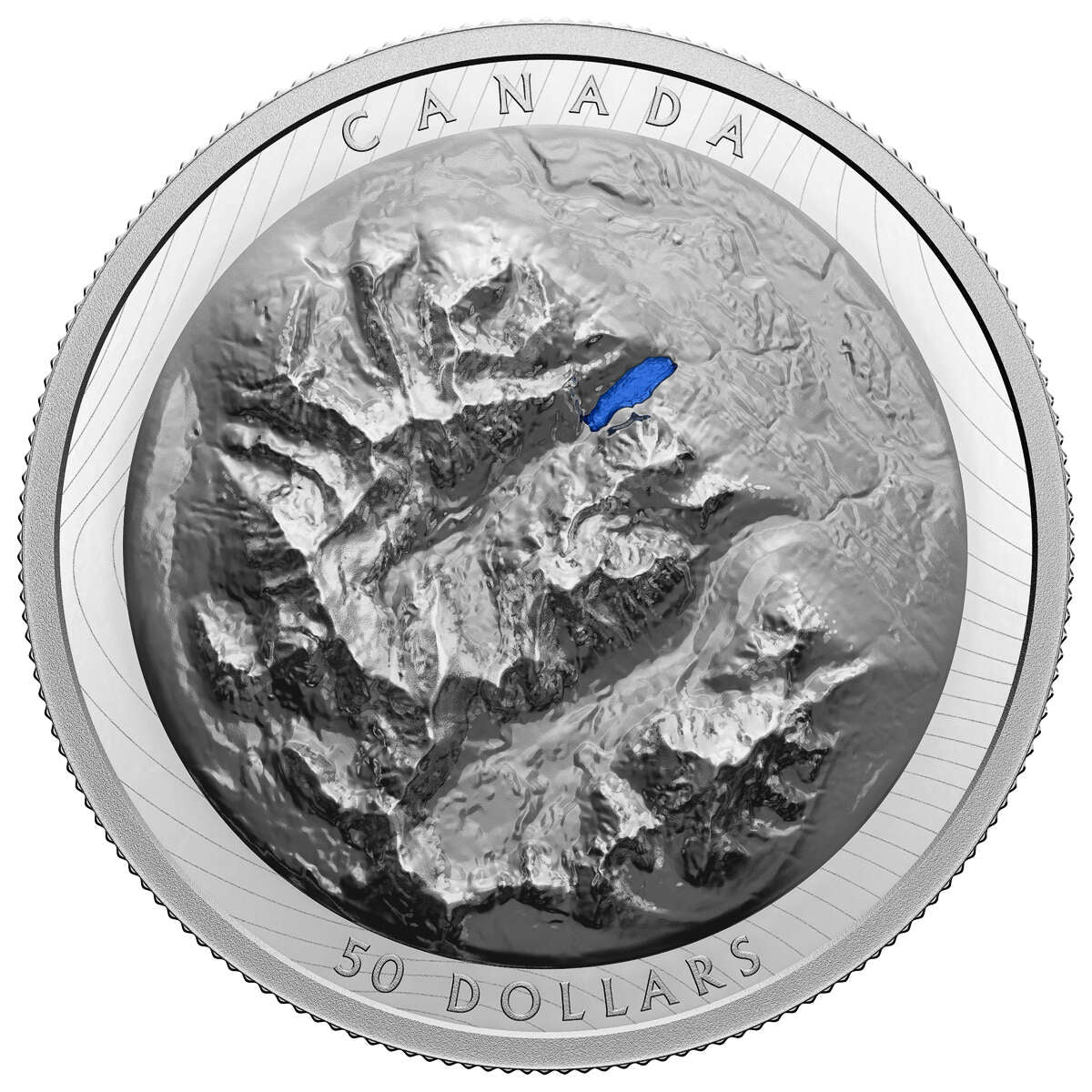 2021 $50 Lake Louise - Pure Silver Coin Default Title