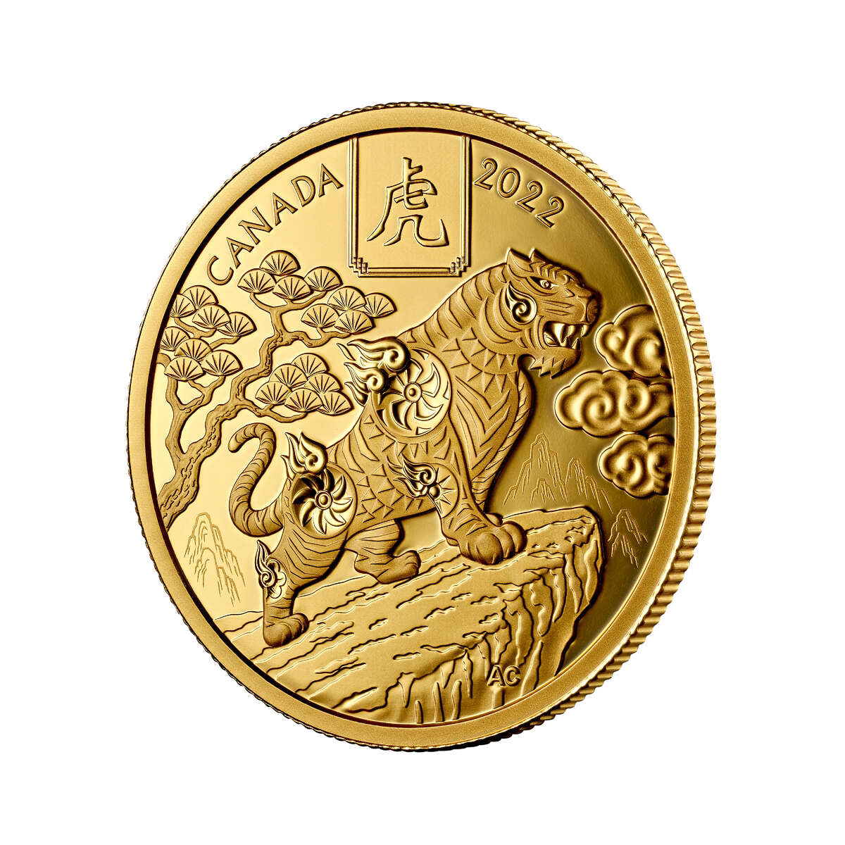 2022 $100 Lunar Year of the Tiger - Pure Gold Coin