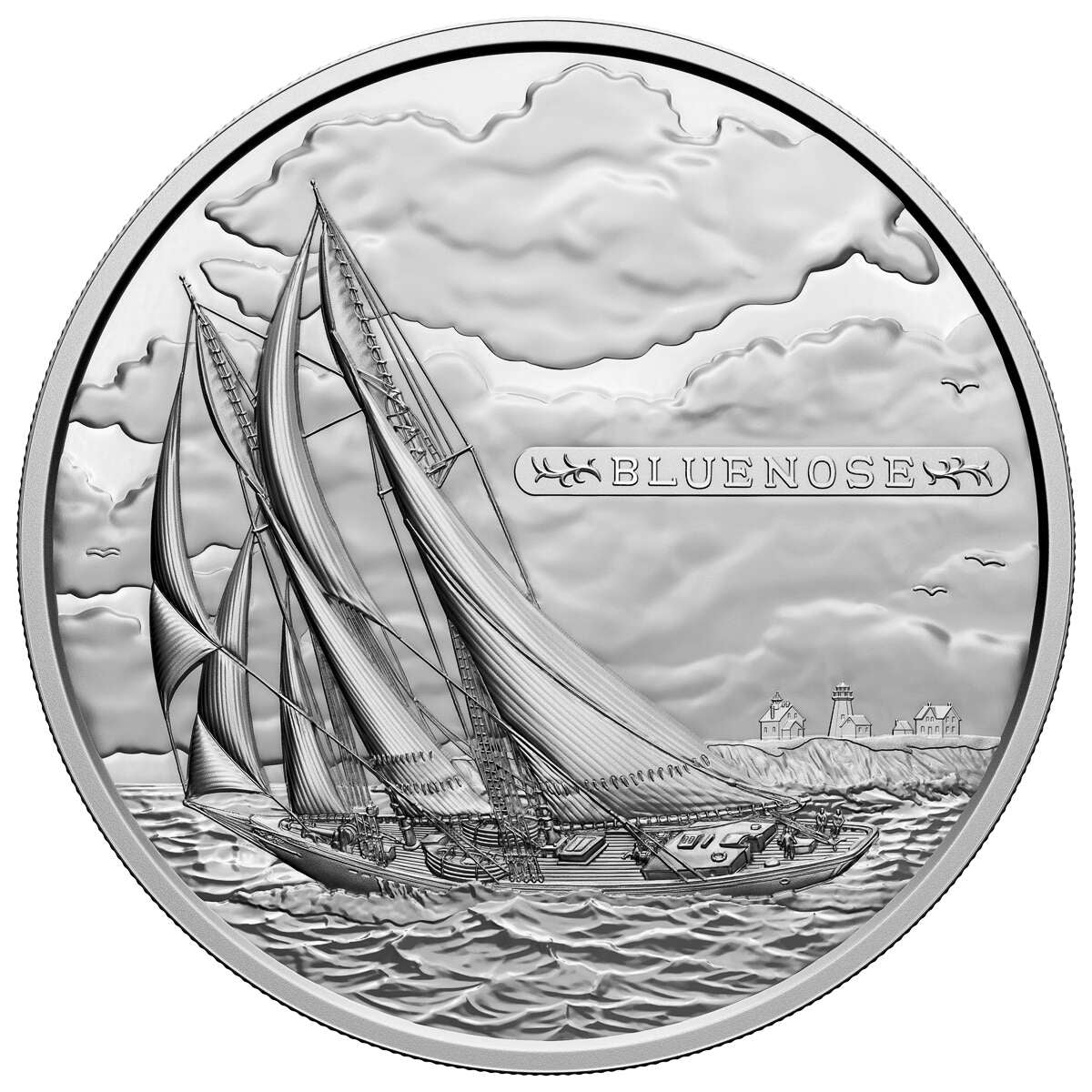 2021 $500 100th Anniversary of the Bluenose -  5-Kilo Pure Silver Coin Default Title