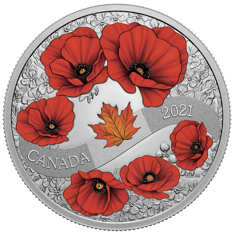 2021 $20 A Wreath of Remembrance: Lest We Forget - Pure Silver Coin Default Title
