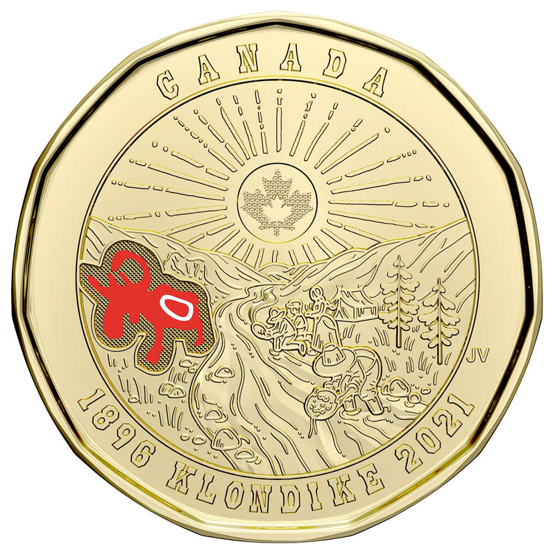 2021 $1 125th Anniversary of the Klondike Gold Rush Special Wrap Roll (Coloured) Default Title