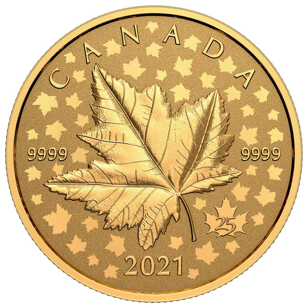 2021 $200 Maple Leaf Celebration - Pure Gold Piedfort Coin Default Title