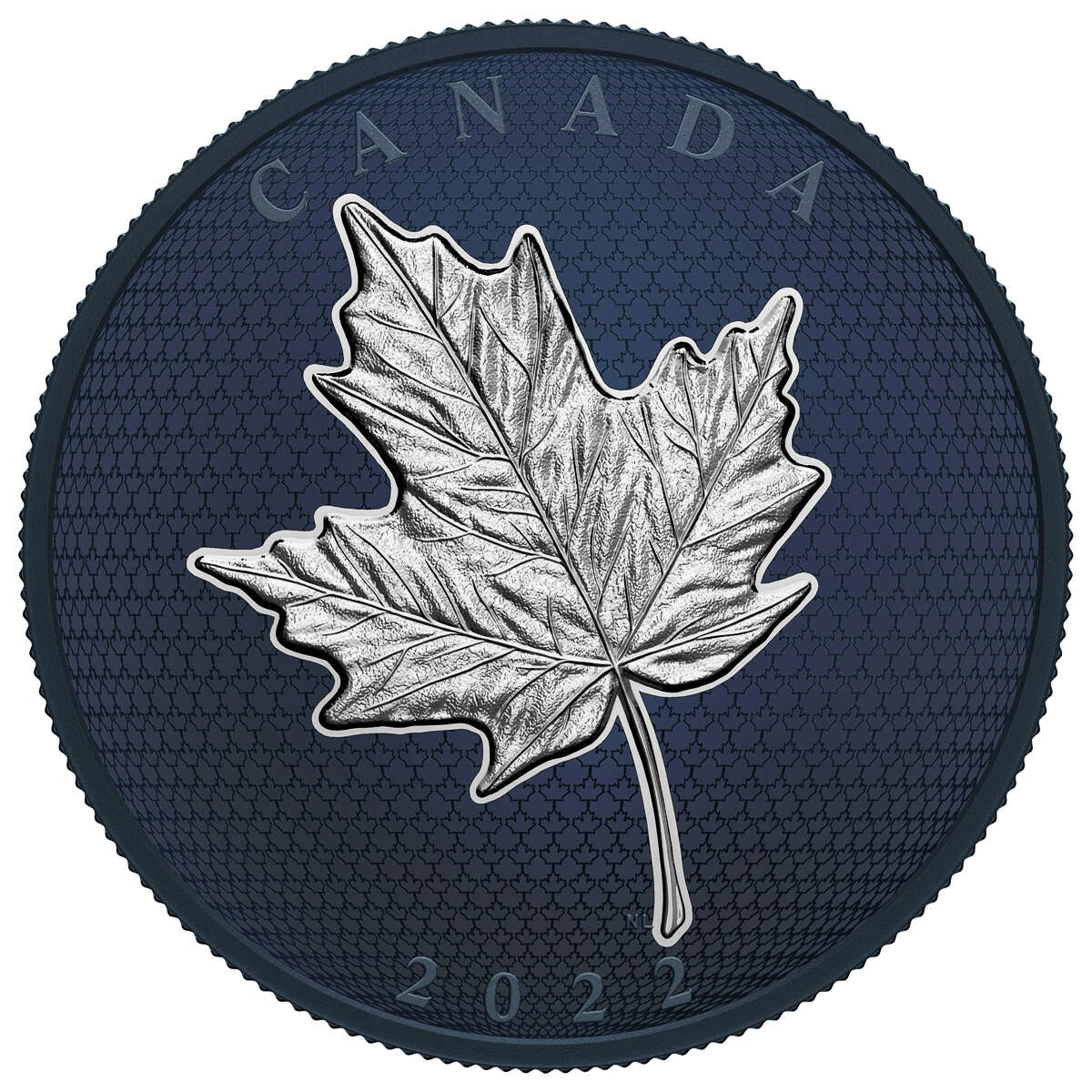 2022 $50 Maple Leaves in Motion - Pure Silver Coin Default Title