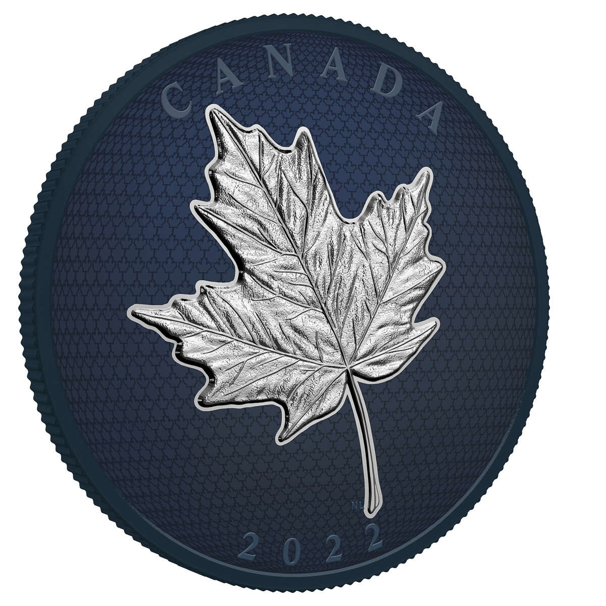 2022 $50 Maple Leaves in Motion - Pure Silver Coin