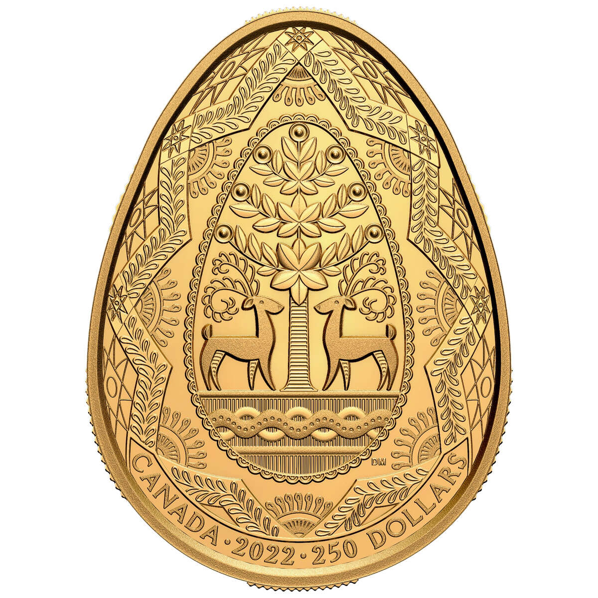 2022 $250 Pysanka - Pure Gold Coin Default Title