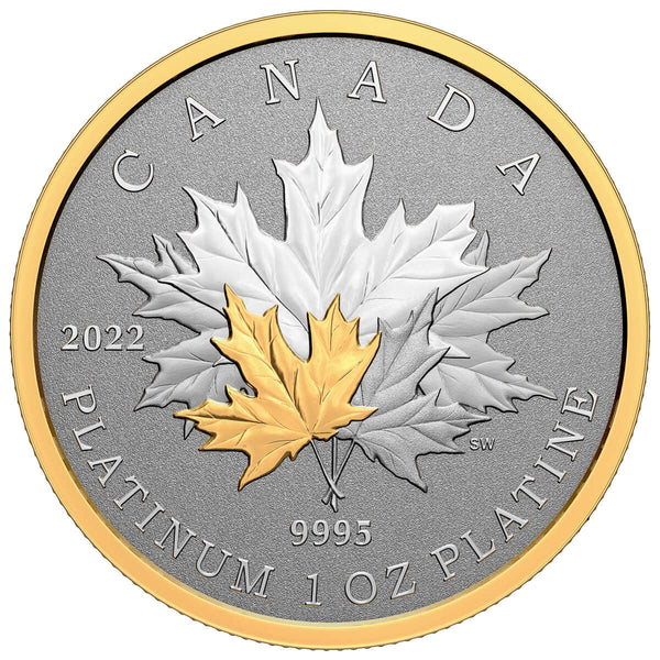 2022 $300 Maple Leaf Forever - Pure Platinum Coin Default Title