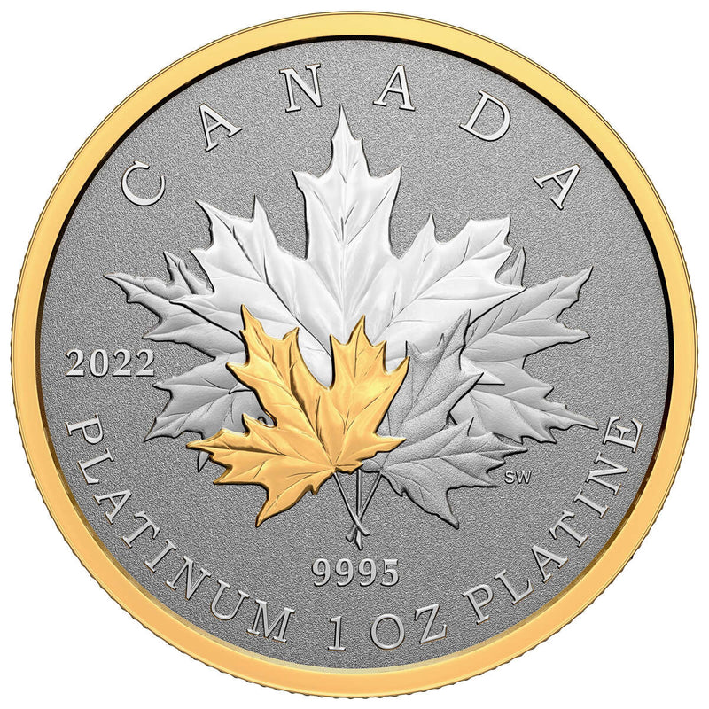 2022 $300 Maple Leaf Forever - Pure Platinum Coin Default Title
