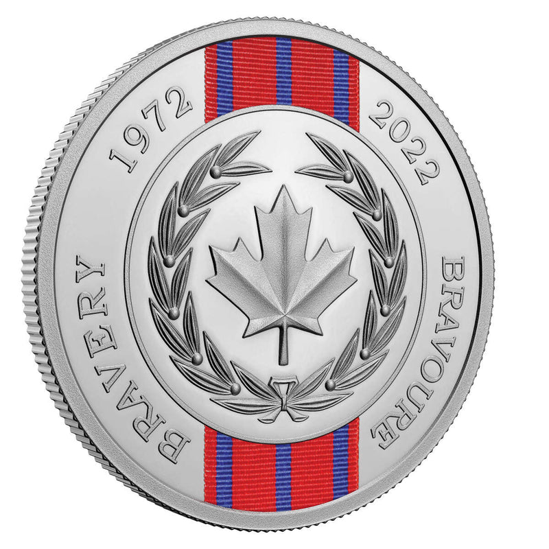 2022 $20 50th Anniversary of the Medal of Bravery - Pure Silver Coin
