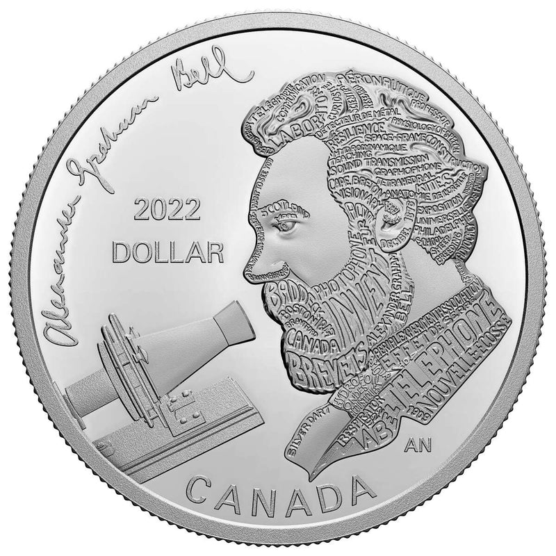 2022 $1 Alexander Graham Bell: Great Inventor - Pure Silver Dollar Default Title