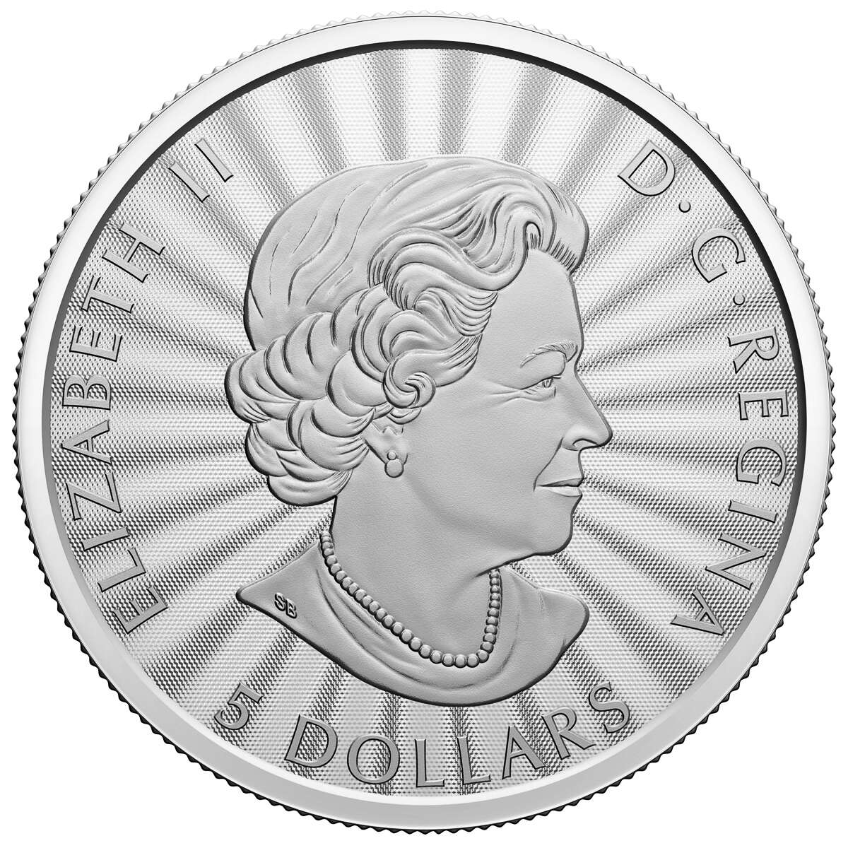 2022 $5 The Majestic Polar Bear - Pure Silver Coin