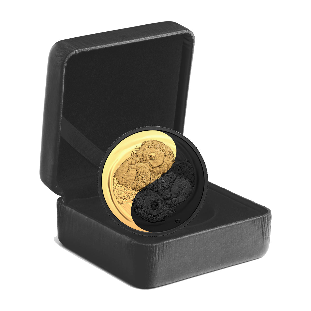 2022 $20 Black and Gold: The Sea Otter - Pure Silver Coin