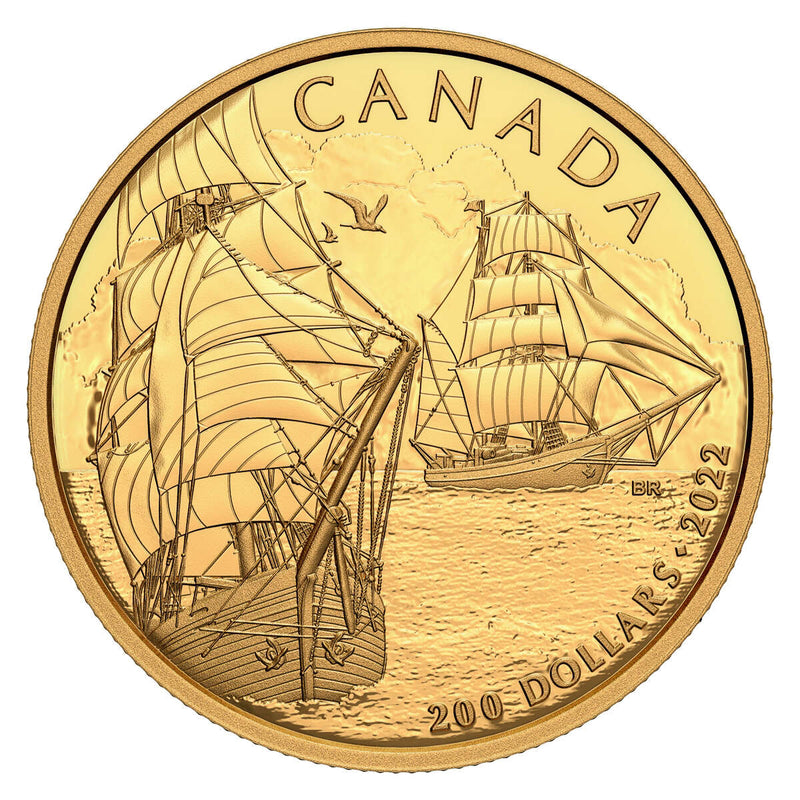2022 $200 Tall Ships: Brigantine - Pure Gold Coin Default Title