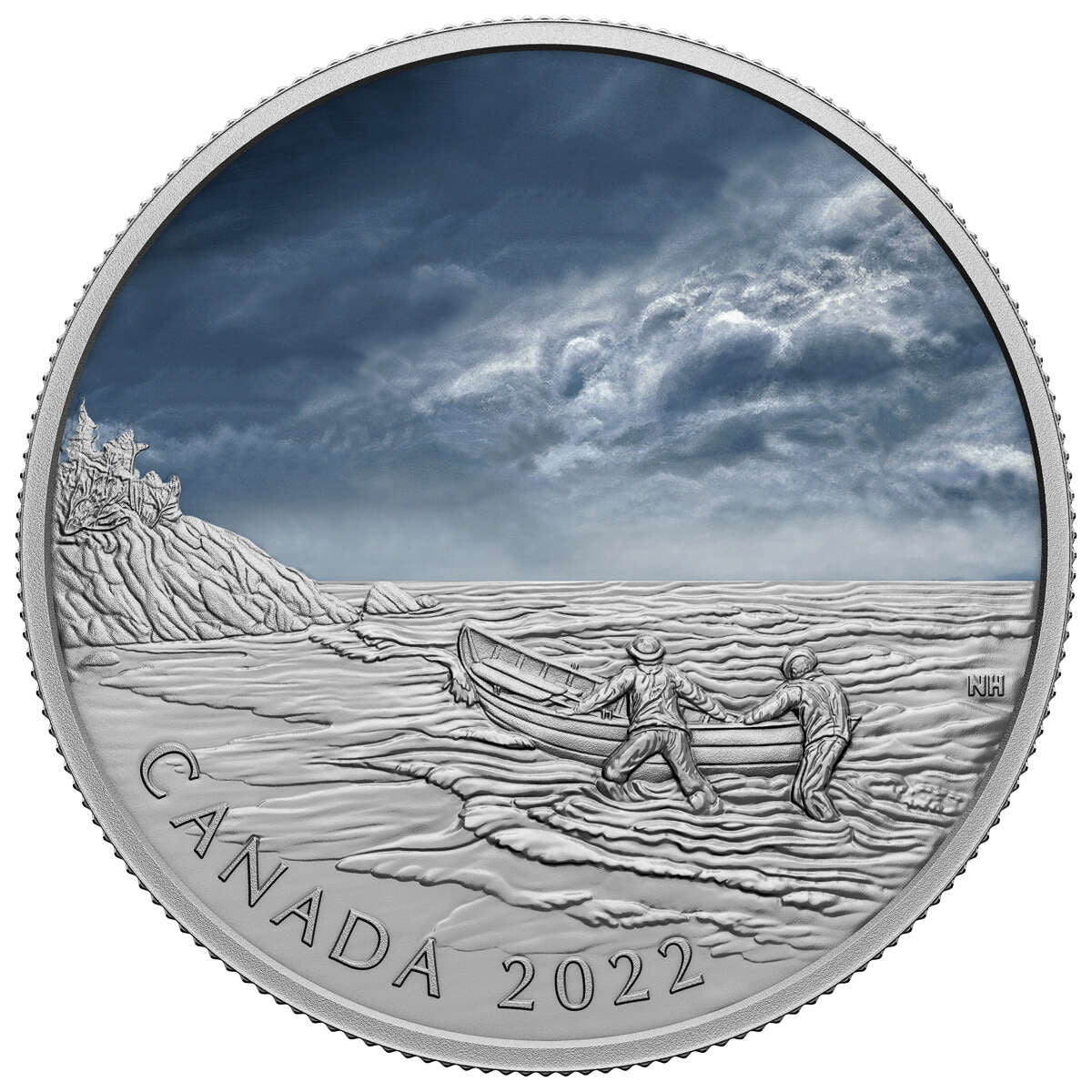 2022 $50 Canadian Ghost Ship - Pure Silver Coin Default Title