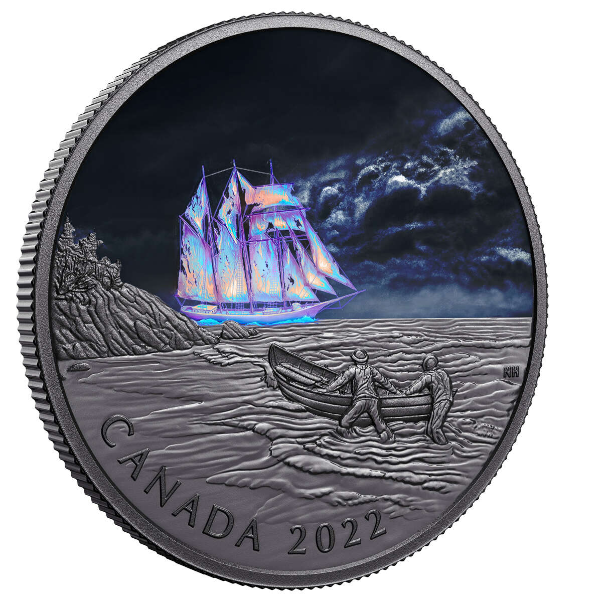 2022 $50 Canadian Ghost Ship - Pure Silver Coin Default Title