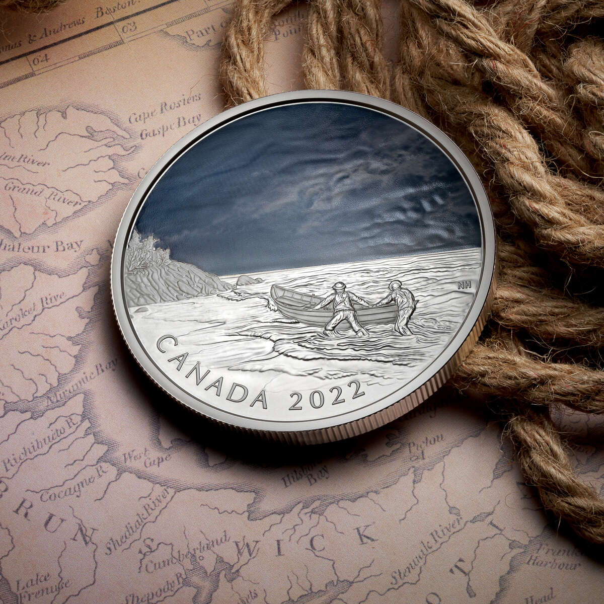 2022 $50 Canadian Ghost Ship - Pure Silver Coin Default Title