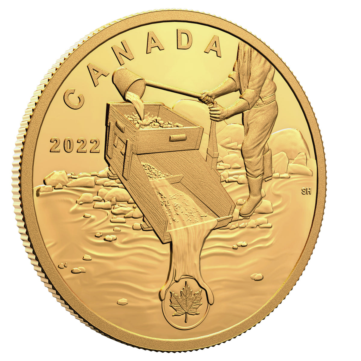 2022 $350 Klondike Gold Rush: Prospecting for Gold - Pure Gold Coin