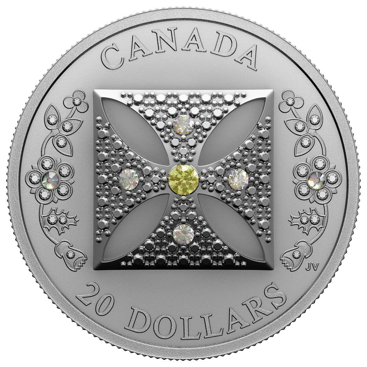 2022 $20 Her Majesty Queen Elizabeth II's Diamond Diadem - Pure Silver Coin Default Title