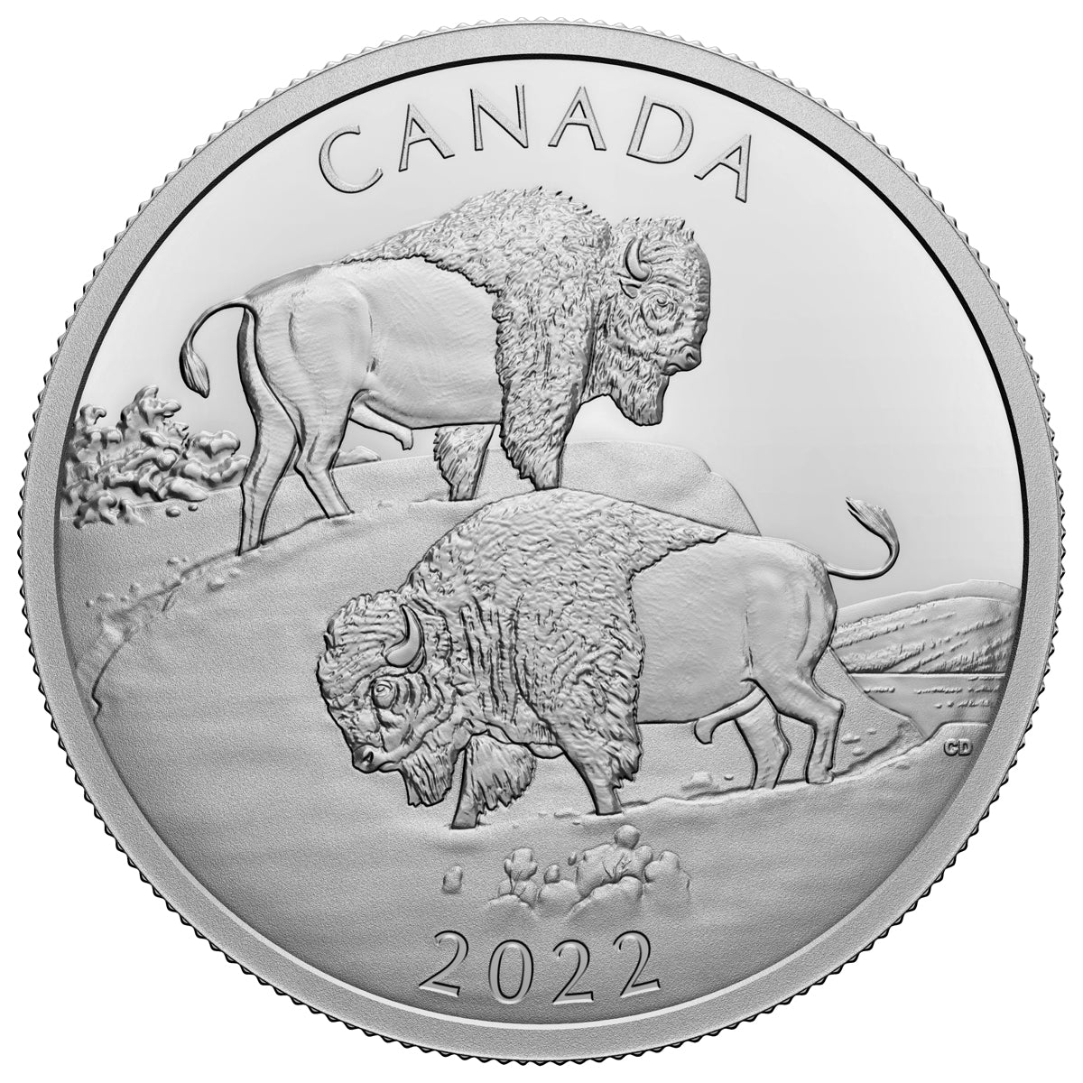 2022 $30 The Mighty Bison - Pure Silver Coin