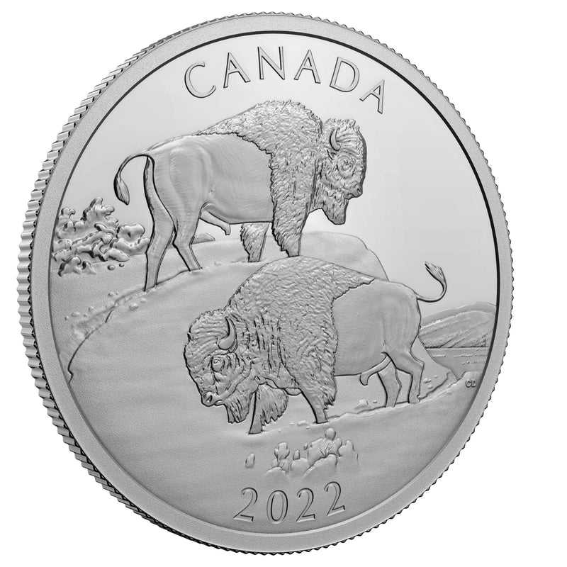2022 $30 The Mighty Bison - Pure Silver Coin