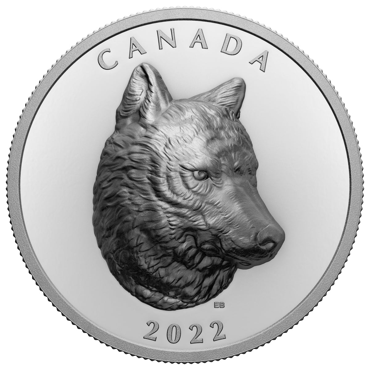 2022 $25 Timber Wolf - Pure Silver Coin