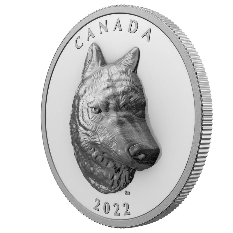 2022 $25 Timber Wolf - Pure Silver Coin