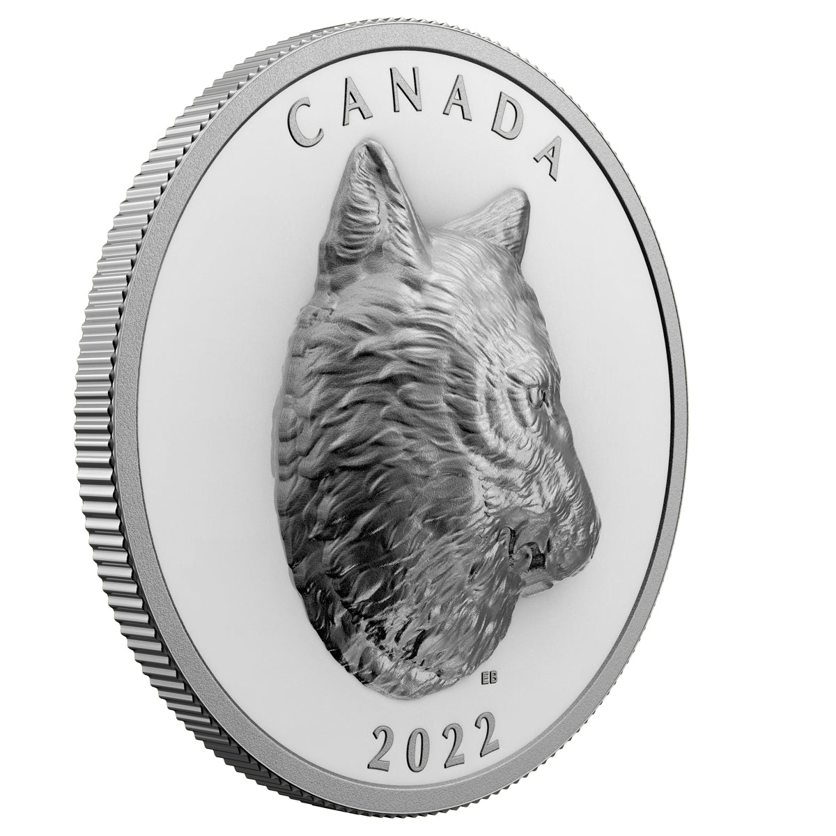 2022 $25 Timber Wolf - Pure Silver Coin