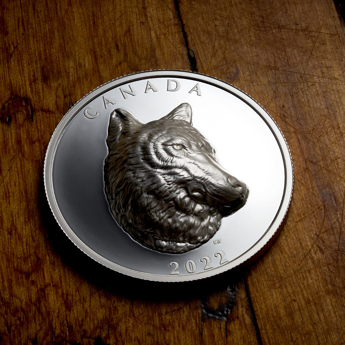 2022 $25 Timber Wolf - Pure Silver Coin