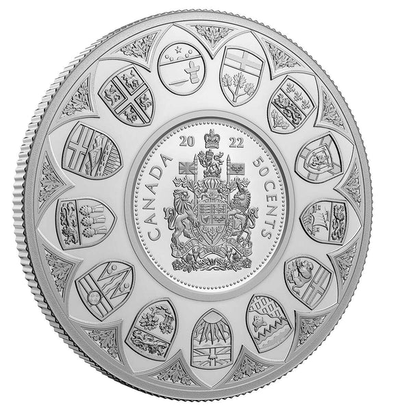 2022 50c The Bigger Picture: The Coat of Arms - Pure Silver Coin