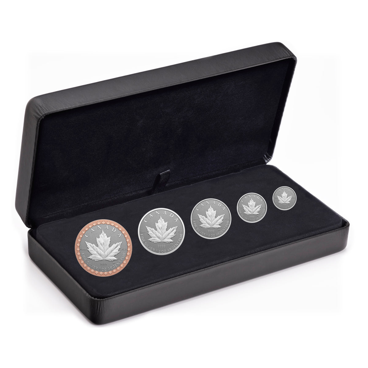 2023 35th Anniversary of the Silver Maple Leaf - Pure Silver Fractional Set