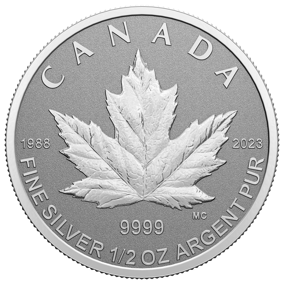 2023 35th Anniversary of the Silver Maple Leaf - Pure Silver Fractional Set