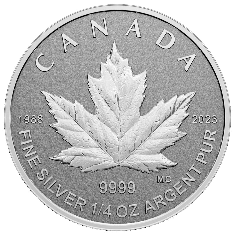 2023 35th Anniversary of the Silver Maple Leaf - Pure Silver Fractional Set