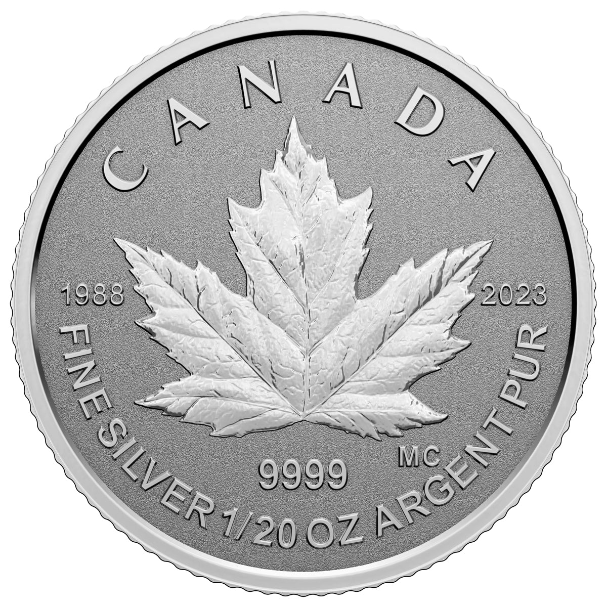 2023 35th Anniversary of the Silver Maple Leaf - Pure Silver Fractional Set