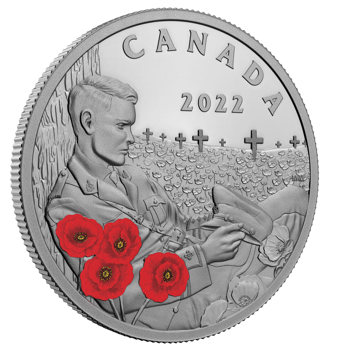 2022 $20 Remembrance Day - Pure Silver Coin