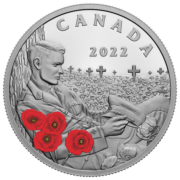 2022 $20 Remembrance Day - Pure Silver Coin