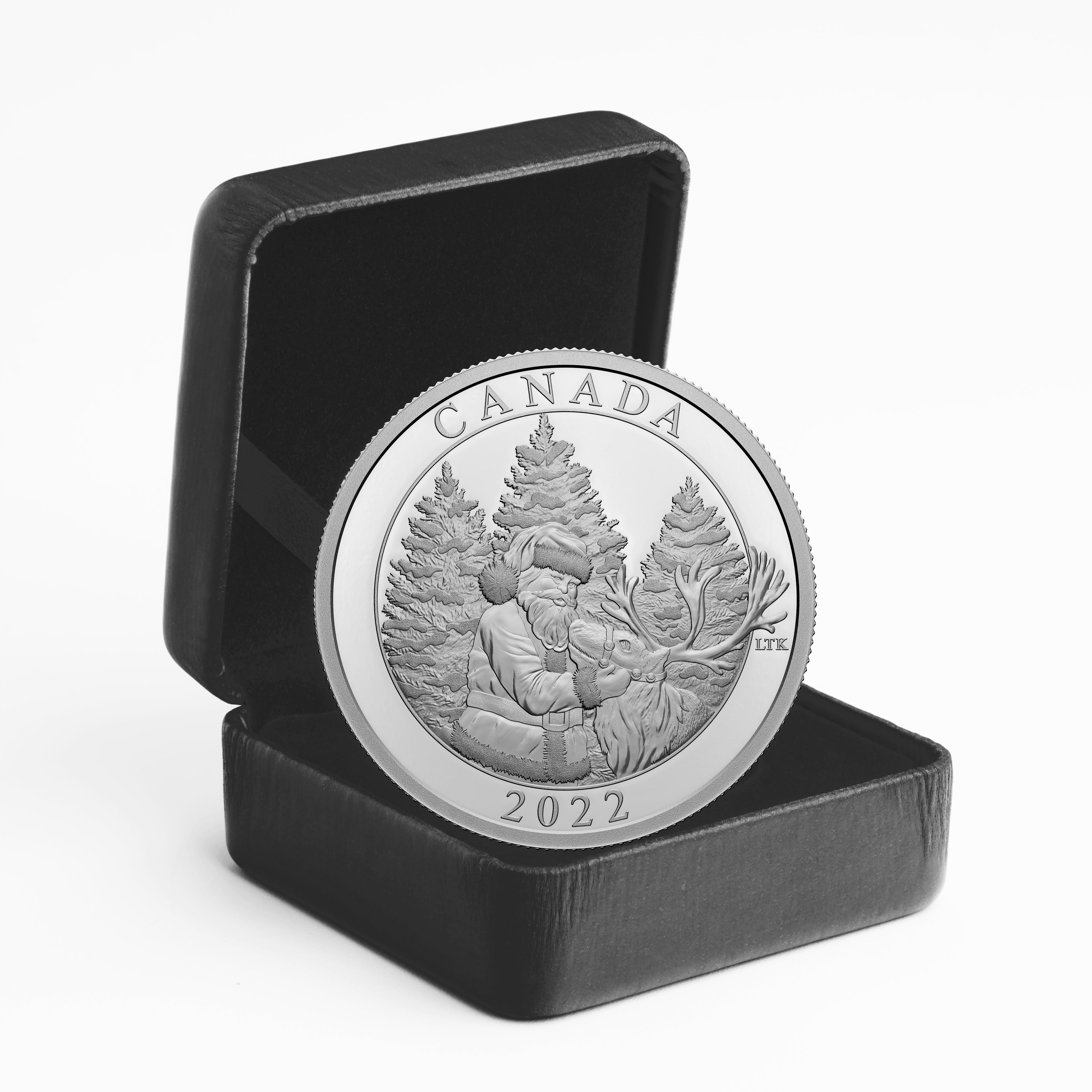 2022 $50 The Magic of the Season - Pure Silver Coin with blacklight