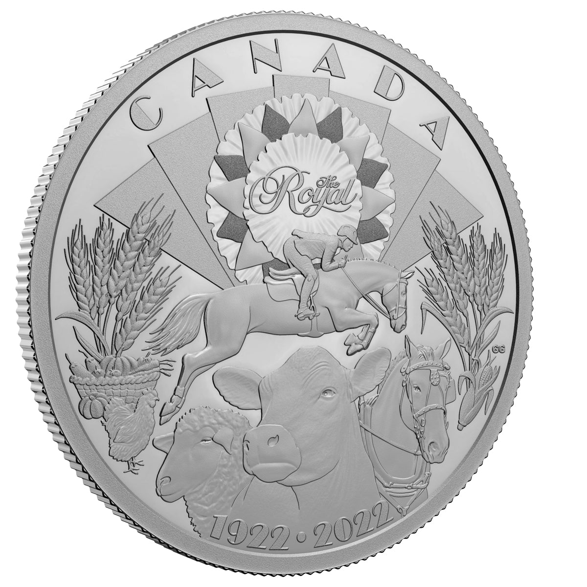 2022 $30 100th Anniversary of the Royal Agricultural Winter Fair - Pure Silver Coin