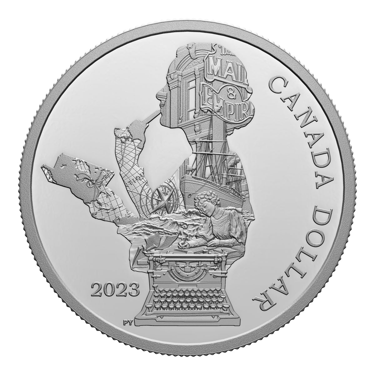 2023 $1 Kathleen "Kit" Coleman: Pioneer Journalist - Pure Silver Coin