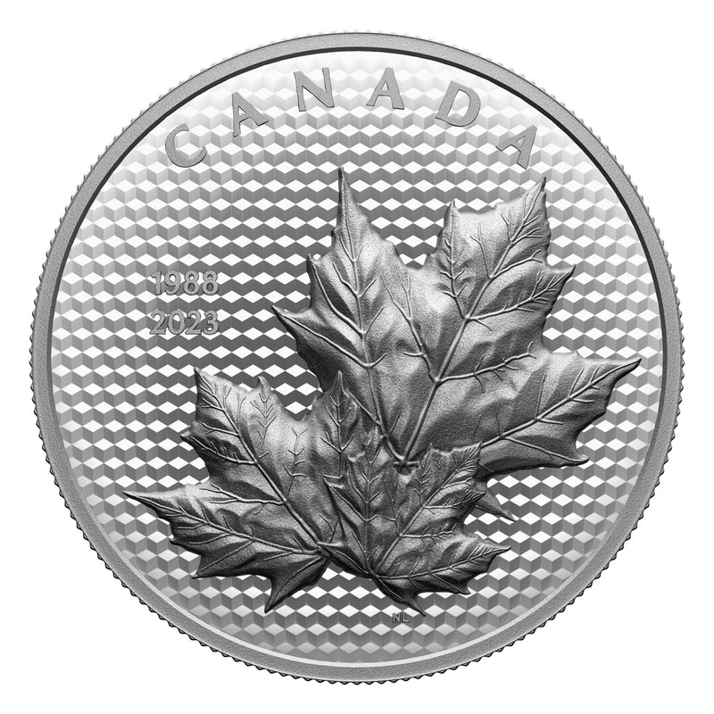 2023 $50 Maple Leaves in Motion - Pure Silver Coin