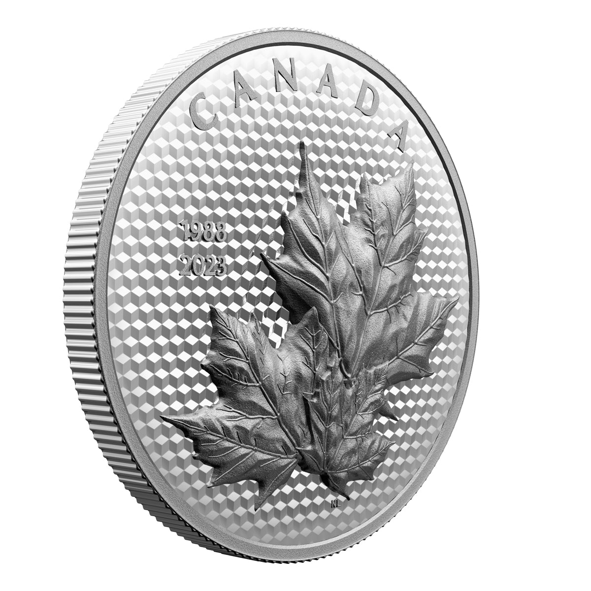 2023 $50 Maple Leaves in Motion - Pure Silver Coin