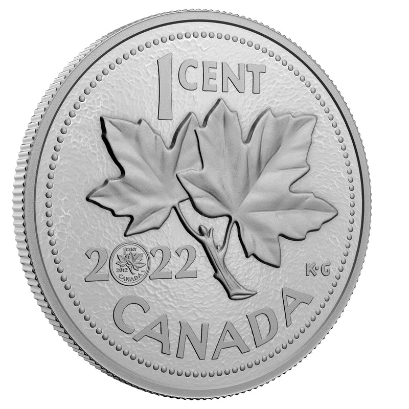 2022 1 Cent 10th Anniversary of the Last Penny - Pure Silver Coin