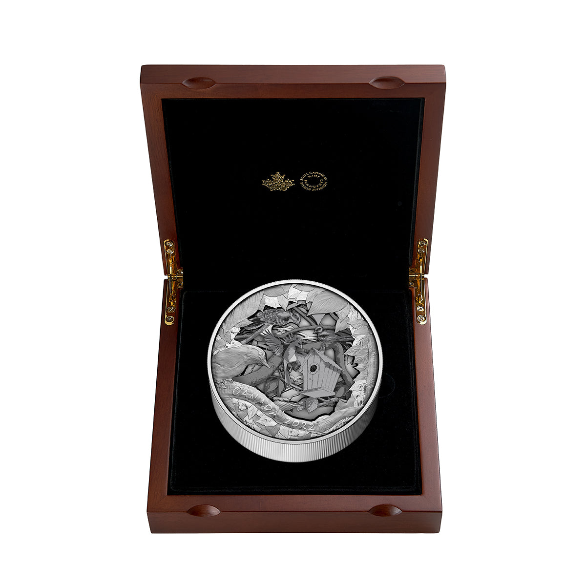 2022 $175 Birds in Shadow Box (R&D Lab) - Pure Silver Coin