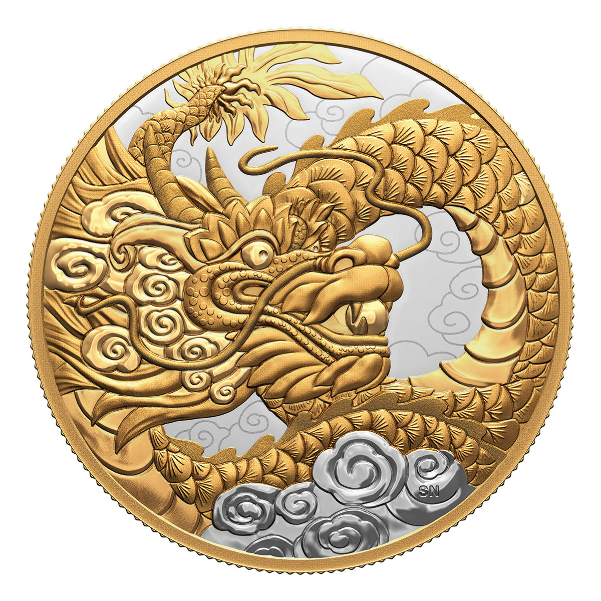 2023 $50 Heavenly Dragon - Pure Silver Coin