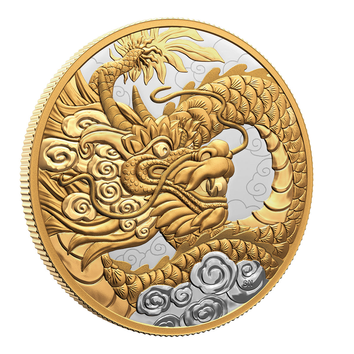 2023 $50 Heavenly Dragon - Pure Silver Coin