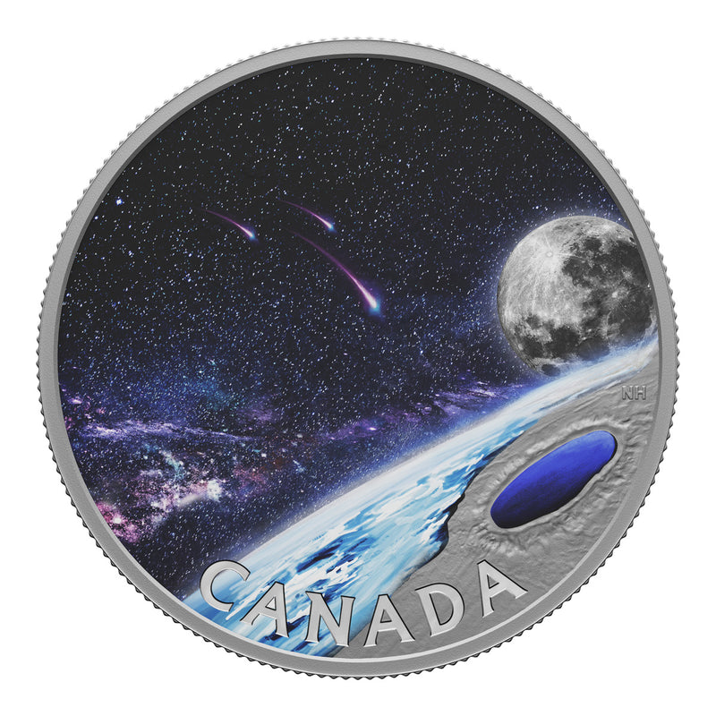 2023 $50 Pingualuit Crater: Crystal Eye of Nunavik - Pure Silver Coin