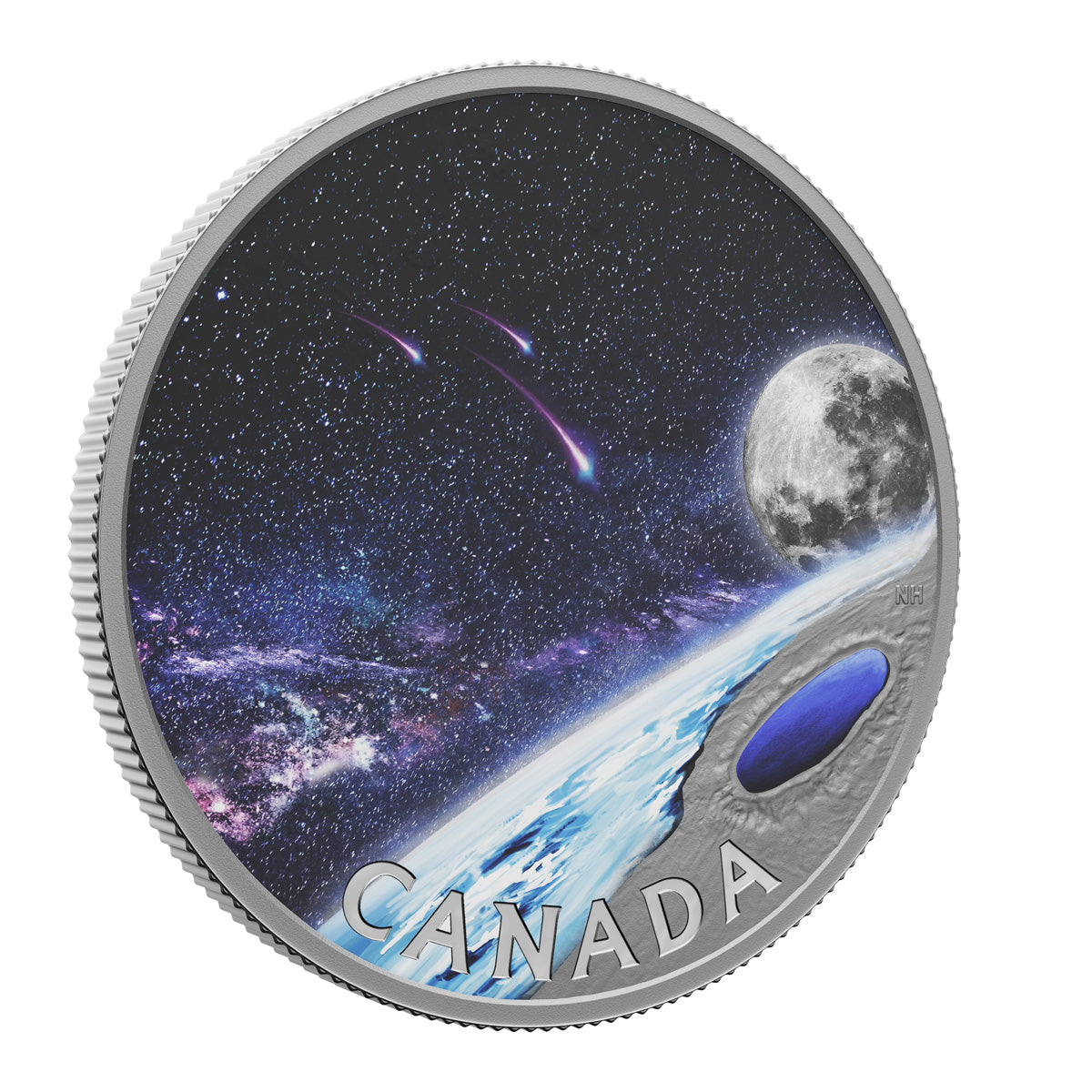 2023 $50 Pingualuit Crater: Crystal Eye of Nunavik - Pure Silver Coin