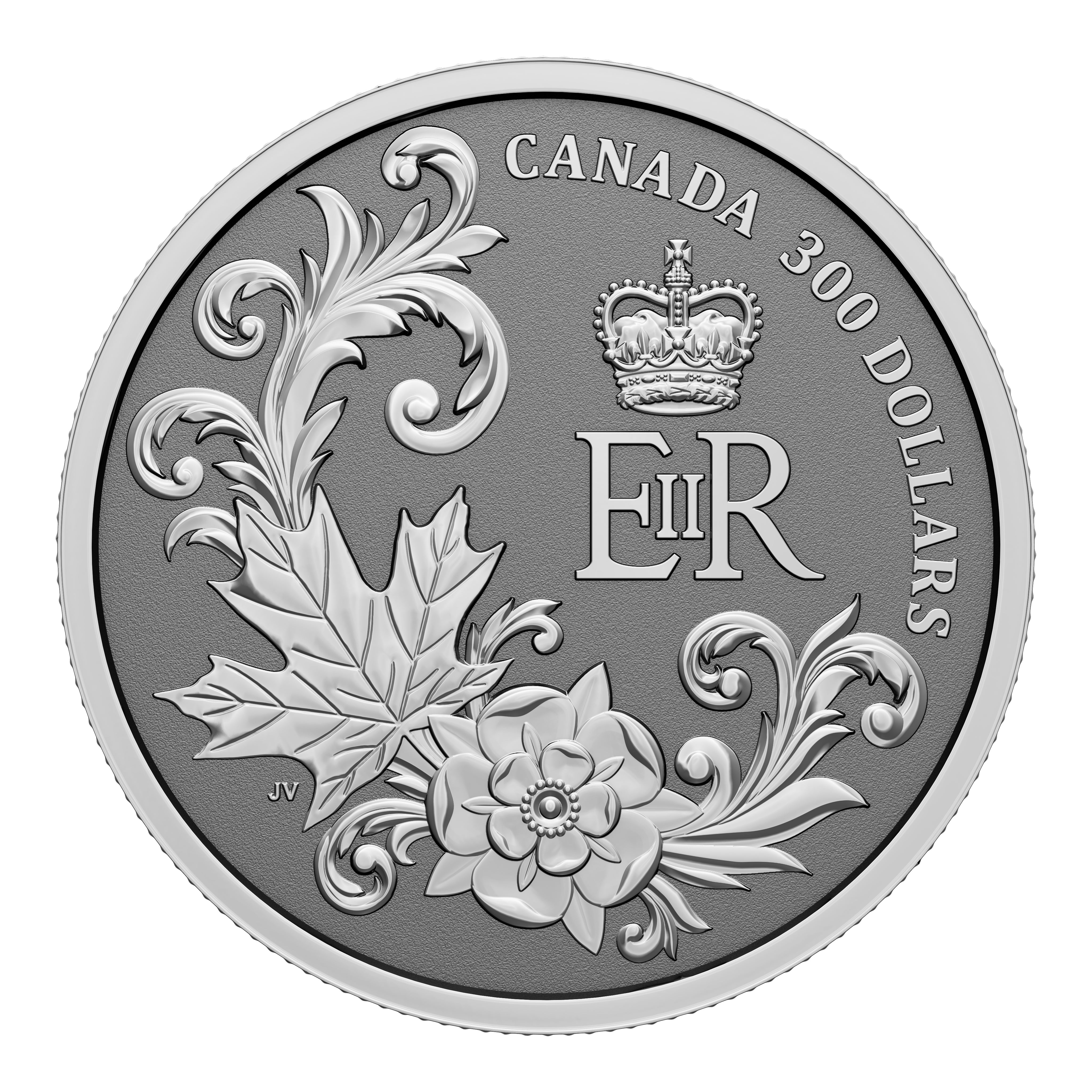 2022 $300 Queen Elizabeth II's Royal Cypher - Pure Platinum Coin