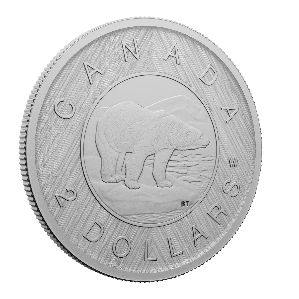 2023 $2 Tribute: W Mint Mark Polar Bear - Pure Silver Coin