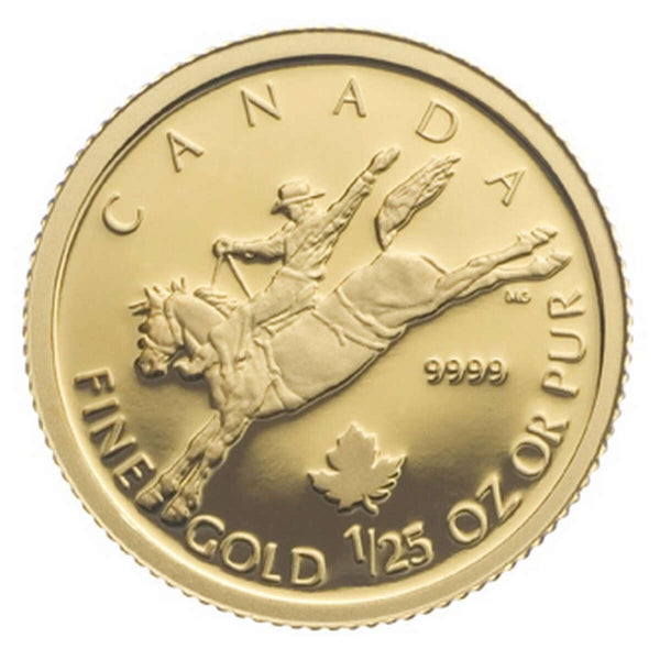 2006 50c Cowboy: Gold Maple Leaf Special Issue - Pure Gold Coin Default Title