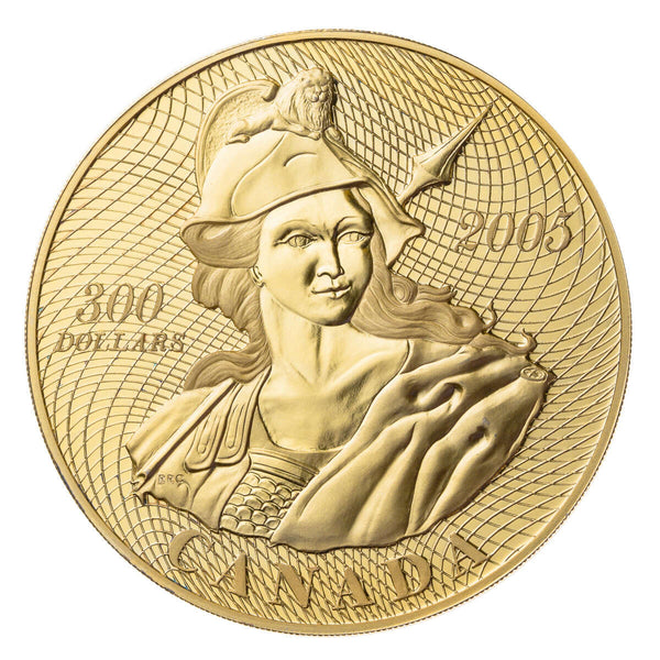 2005 $300 1870 Shinplaster Vignette - 14kt. Gold Coin