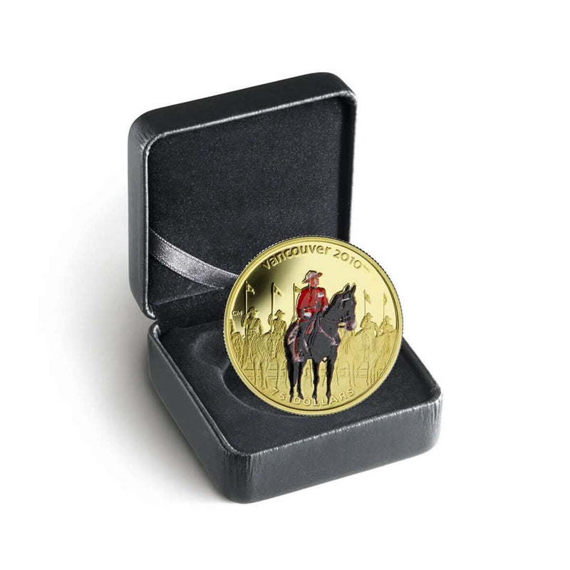 2007 $75 Vancouver 2010 Olympic Winter Games: Royal Canadian Mounted Police - 14-kt. Gold Coin Default Title